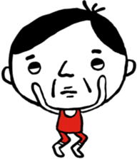 Takechan to gymnastics. sticker #13513754