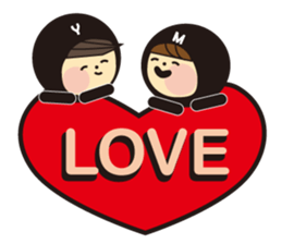 Sweet couple ever sticker #13513833