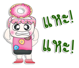 Mr. Mumu.love donut. sticker #13514404