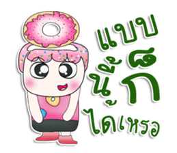 Mr. Mumu.love donut. sticker #13514428