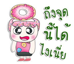 Mr. Mumu.love donut. sticker #13514435