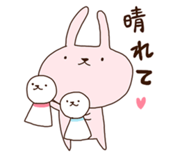 Rabbit and Seal Sticker 3 sticker #13514641