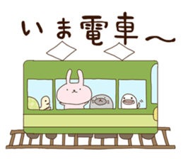 Rabbit and Seal Sticker 3 sticker #13514643