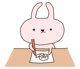 Rabbit and Seal Sticker 3 sticker #13514651