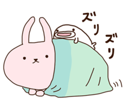 Rabbit and Seal Sticker 3 sticker #13514654