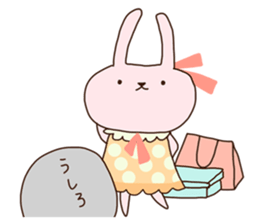 Rabbit and Seal Sticker 3 sticker #13514668