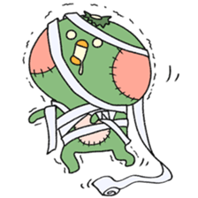 Toby& Pudding Kappa - Happy Halloween sticker #13515942