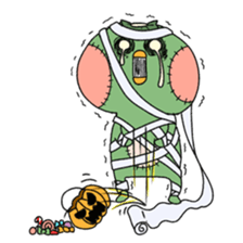 Toby& Pudding Kappa - Happy Halloween sticker #13515946