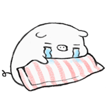 White pig shiboo 2 sticker #13516000