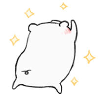 White pig shiboo 2 sticker #13516004