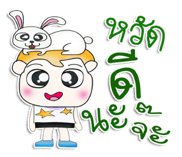 Mr. Karen. Love rabbit.^^ sticker #13516142