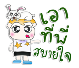 Mr. Karen. Love rabbit.^^ sticker #13516146