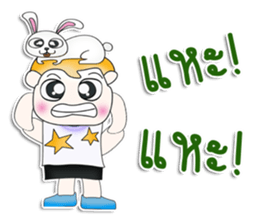 Mr. Karen. Love rabbit.^^ sticker #13516148