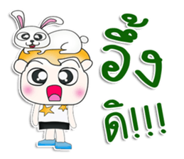 Mr. Karen. Love rabbit.^^ sticker #13516149