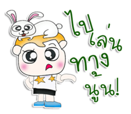 Mr. Karen. Love rabbit.^^ sticker #13516151