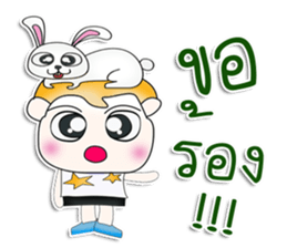 Mr. Karen. Love rabbit.^^ sticker #13516153