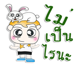 Mr. Karen. Love rabbit.^^ sticker #13516164