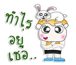 Mr. Karen. Love rabbit.^^ sticker #13516167