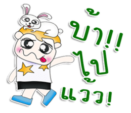 Mr. Karen. Love rabbit.^^ sticker #13516169