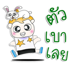 Mr. Karen. Love rabbit.^^ sticker #13516170