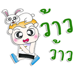 Mr. Karen. Love rabbit.^^ sticker #13516175