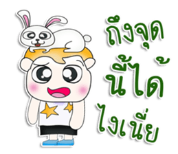 Mr. Karen. Love rabbit.^^ sticker #13516179