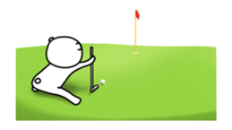 SATOSATO's sticker Golf sticker #13516416