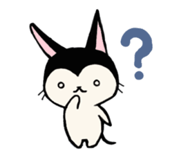 Innocent cat Mocchi -English- sticker #13516602