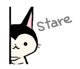 Innocent cat Mocchi -English- sticker #13516603