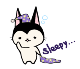 Innocent cat Mocchi -English- sticker #13516612
