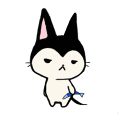 Innocent cat Mocchi -English- sticker #13516619