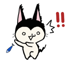 Innocent cat Mocchi -English- sticker #13516625