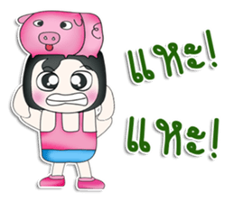Mr. Kaede. Love pig.^^ sticker #13516740