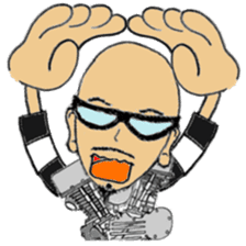 I LOVE American Motorcycle!!sports sticker #13516815