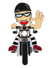 I LOVE American Motorcycle!!sports sticker #13516818