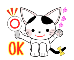Animation happy cat "FUKU" second series sticker #13516939