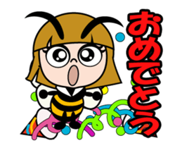 Honeybee Mitch Moves sticker #13517174