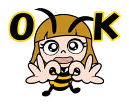 Honeybee Mitch Moves sticker #13517175