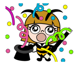 Honeybee Mitch Moves sticker #13517180