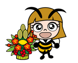 Honeybee Mitch Moves sticker #13517181