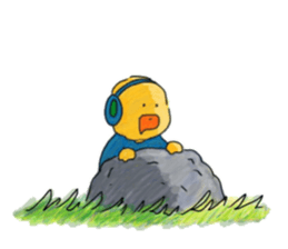 POPCHANII, who was born from a popcorn. sticker #13517183