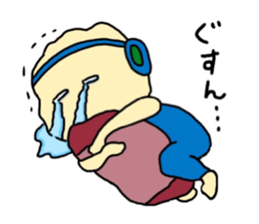 POPCHANII, who was born from a popcorn. sticker #13517209