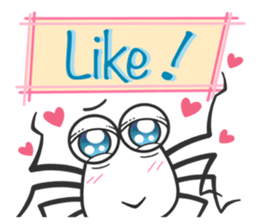 Little spider "Q" sticker #13517654