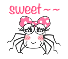 Little spider "Q" sticker #13517655