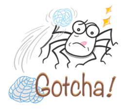 Little spider "Q" sticker #13517660