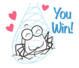 Little spider "Q" sticker #13517661