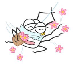 Little spider "Q" sticker #13517664