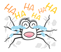 Little spider "Q" sticker #13517665