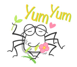 Little spider "Q" sticker #13517668