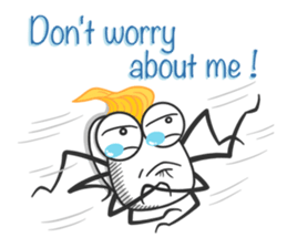 Little spider "Q" sticker #13517675